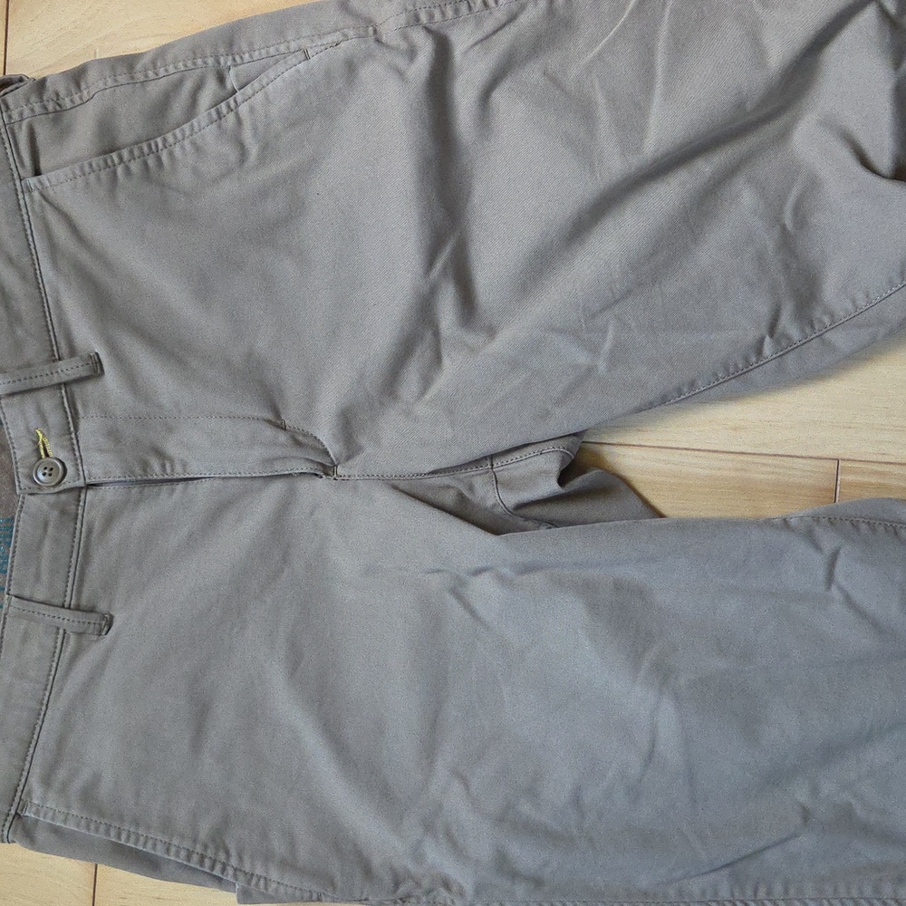 L.L. Bean Tan Chinos Classic Cotton-Blend 33w
